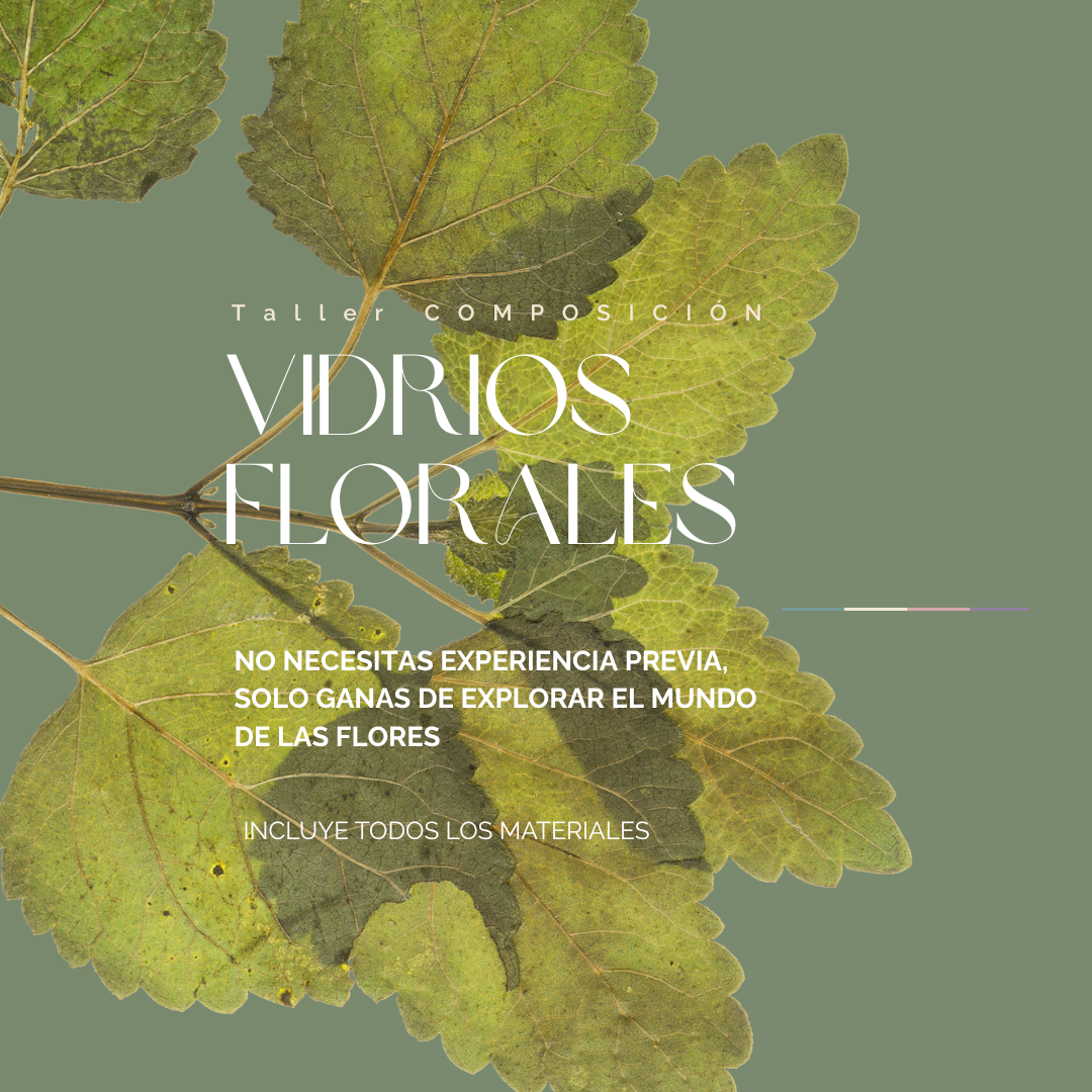 ✨ Composición en Vidrios Florales